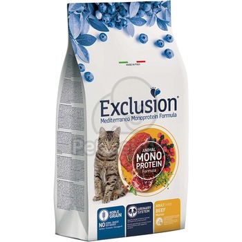 Exclusion Mediterraneo Monoprotein Formula Adult Cat суха храна - говеждо 300 г