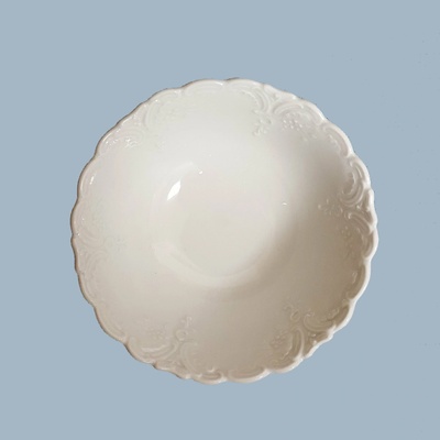 Miska kompótová hlboká reliéfna Opera 15 x 5,5 cm 250g Český porcelán Dubí