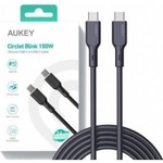 AUKEY USB-C cable - USB-C, PD 100W, 1 m, silicone