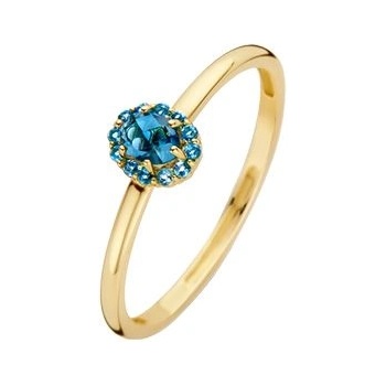 Blush Златен дамски пръстен с топаз Blush 1226YLB (1226YLB)