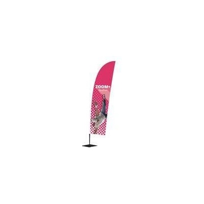 Reklamní vlajka Zoom Feather