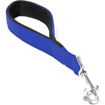 Duvoplus Nylon къс повод за кучета - син, дължина 120 см, ширина 25 мм, Белгия - 0111000030