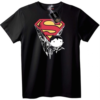 NOONEBRAND Тениска Superman Chibi - XXS, Black