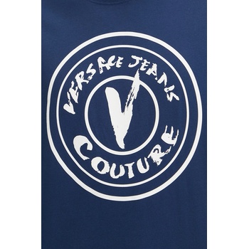 Versace Jeans Couture Памучна тениска Versace Jeans Couture (78GAHE08.CJ00E)