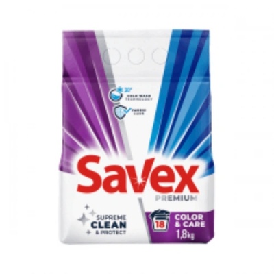 Savex Прах за пране Savex White&Colors 1, 8кг
