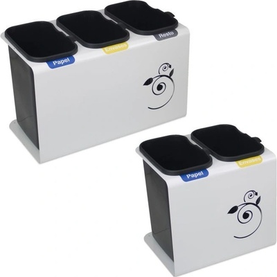 Luna Odpadkový kôš na triedený odpad bez veka - 2 x 15 l