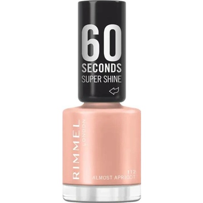 Rimmel 60 Seconds Super Shine lak na nehty odstín 112 Almost Apricot 8 ml