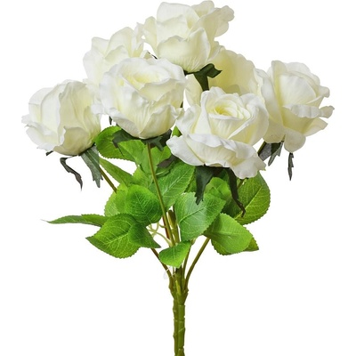 KYTICA RUŽA BIELA 40cm