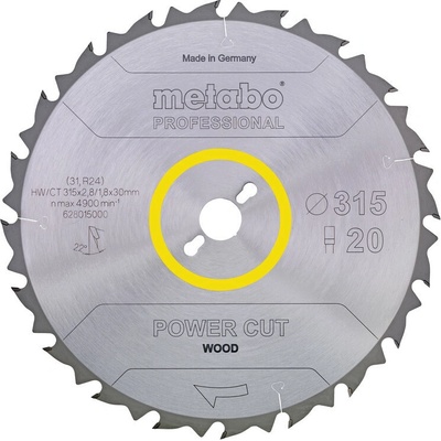 Metabo Pílový kotúč HW/CT 600x30, 36 WZ