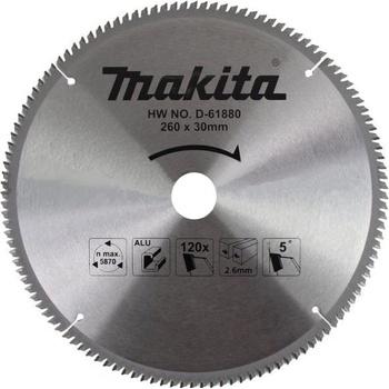 Makita D-61880 Kotúč pílový 260 x 30 mm 120 zubov