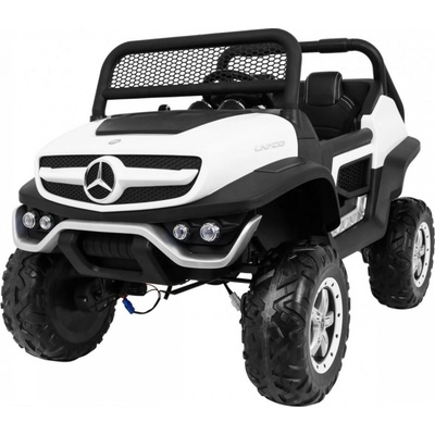 Mamido Elektrické autíčko Buggy Mercedes Benz Unimog 4x4 biela