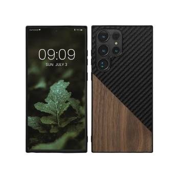 Image 1 of kwmobile Твърд калъф за Samsung Galaxy S23 Ultra - тъмнокафяв