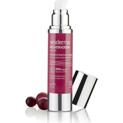 Sesderma Resveraderm antioxidačný pleťový krém pre obnovu povrchu pleti Nanotech DNA Repair 50 ml
