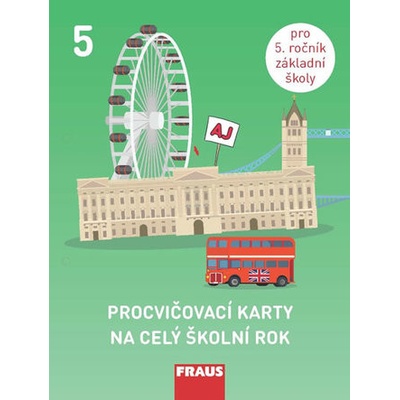 Procvičovací karty na celý školní rok 5 - Angličtina