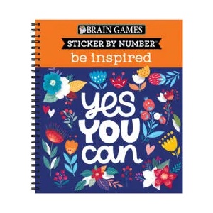Brain Games - Sticker by Number: Be Inspired - 2 Books in 1 | Brain Games, New Seasons (ISBN: 9781645585961)