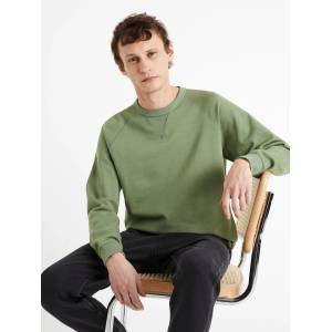 Celio Зелен мъжки памучен основен суитчър Celio Debiais Celio | Zelen | МЪЖЕ | S