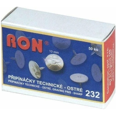 Připínáčky RON 232 technické průměr 10 mm 50 ks v balení – Hledejceny.cz
