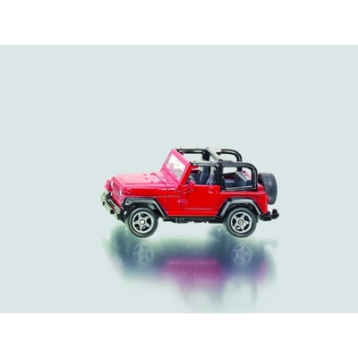 Siku Blister Jeep Wrangler Červený 1:87