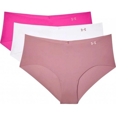 Under Armour Dámske nohavičky PS Hipster 3Pack ružová