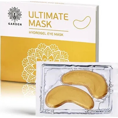 GARDEN Златна Гел маска за очи с грозде, овес и колаген , Garden of Panthenols Ultimate Hydrogel Eye Mask