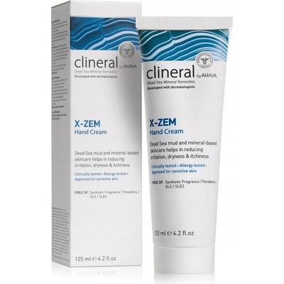 Ahava Clineral XZEM intenzivní krém na ruce proti podráždění a svědění pokožky 125 ml