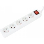 Platinet extension cord power strip 5, 0m 16a 5 socket type e french white [43716]