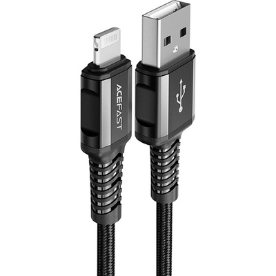 Acefast C1-02 USB na Lightning 2.4A rychlé nabíjení MFi 1,2m černý
