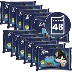FELIX Капсули Felix Fantastic, вкусен избор от риба с зеленчуци в желе 48 x 85 г