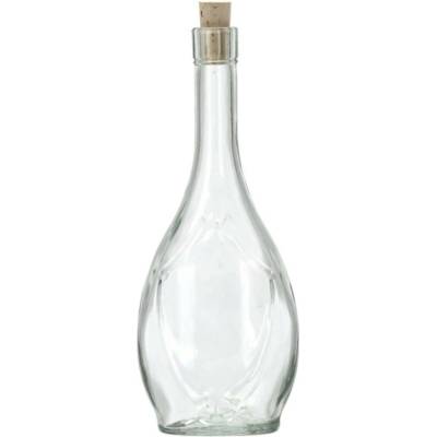 Fľaša na alkohol sklo 500ml IKONA s uzáverom X