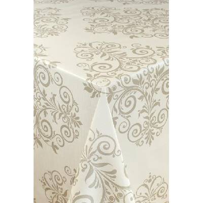 Obrus PVC 3673443 zámocký vzor hnedý, metráž, 20 m x 140 cm, IMPOL TRADE