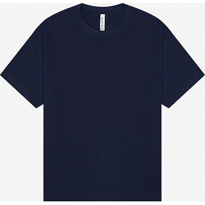 Canvas Unisex bavlněné tričko s kulatým výstřihem modrá námořní CV3010