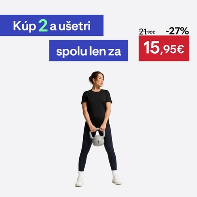 DECATHLON Dámske fitness tričko COOLMAX s krátkymi rukávmi čierne