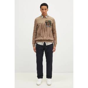 Baracuta Вълнен пуловер Barbour x Baracut Miller Knit (BRMAG0191)