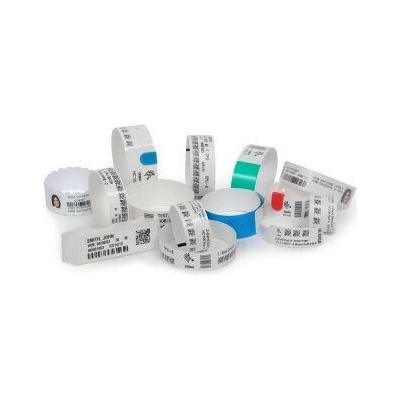 Zebra Z-Band Splash vodeodolné náramkové pásky, ružová, 25.4 x 254 mm, 6x350 ks