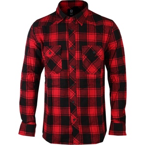 BRANDIT мъжка риза BRANDIT - Check - 4002-red/black checkered