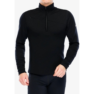Sensor Merino Upper krátký zip čierna