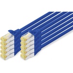 ASSMANN LAN cable Cat 6A - 3 m - 10 pieces - S/FTP shielded - blue - DK-1644-A-030-B-10 (DK-1644-A-030-B-10)
