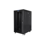 Lanberg стелаж шкаф 19"" свободно стоящ 22U/800x1000 (плосък пакет) с м (ff01-8022-12bl)