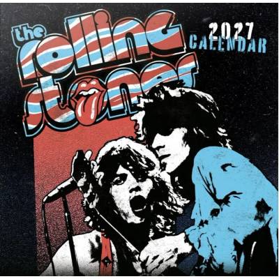 CurePink Oficiální nástěnný The Rolling Stones SQ 30 x 30|60 cm [CP27043] 2027