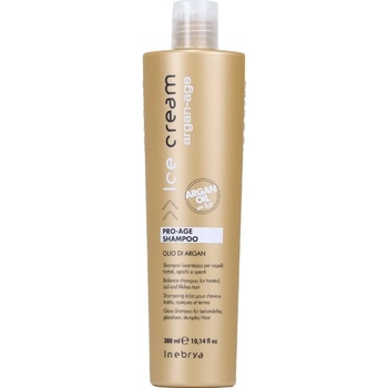 Inebrya Argan-Age arganový šampon pro lesk Brilliance Shampoo for Treated Dull and Lifeless Hair 300 ml