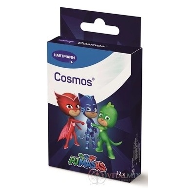 Cosmos PJ Masks náplast voděodolná 3 velikosti 12 ks