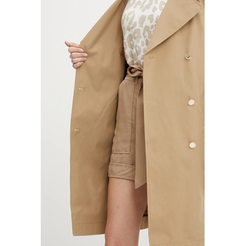 Morgan Шлифер Morgan GROAD в зелено преходен модел с двуредно закопчаване GROAD (GROAD)