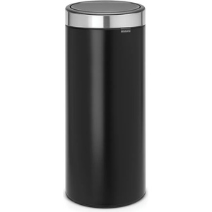 Brabantia Кош за смет Brabantia Touch Bin New 30L, Matt Black, FPP капак (650009)