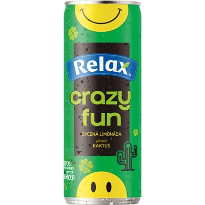 Relax limonáda kaktus PLECH 330 ml