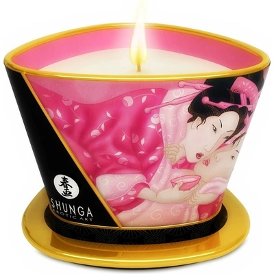 Shunga Massage Candle Rose Petals 170 ml