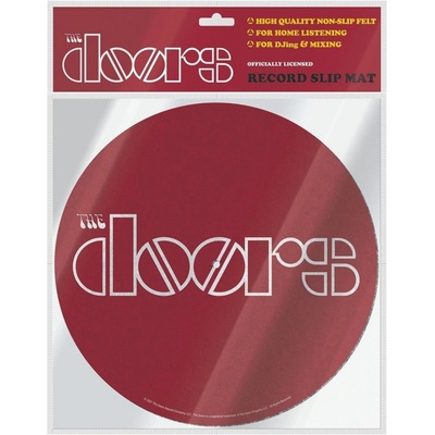 CurePink Podložka na talíř gramofonu The Doors: Logo průměr 30.5cm GP85860 – Zboží Živě