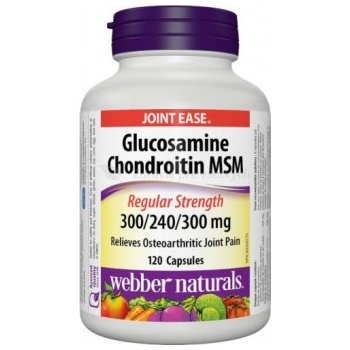 Webber Naturals Glukosamín Chondr. MSM 840 mg 120 tabliet