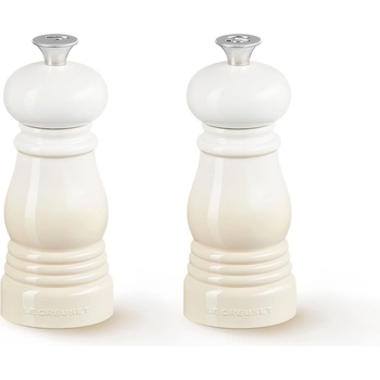 Le Creuset Комплект мелнички за черен пипер и сол 11 см, комплект от 2 бр. , MERINGUE, пластмаса, Le Creuset (LECR44900117160000)