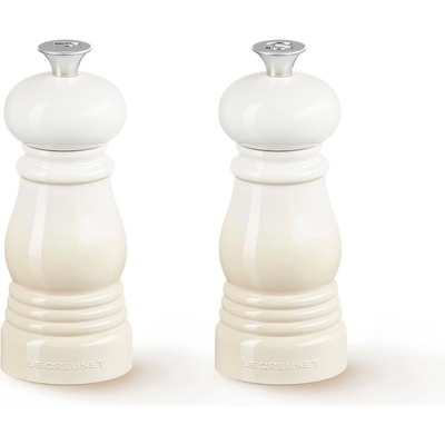 Le Creuset Комплект мелнички за черен пипер и сол 11 см, комплект от 2 бр. , MERINGUE, пластмаса, Le Creuset (LECR44900117160000)