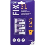 TKK ЛЕПИЛО СЕКУНДНО TKK FIX 31 SUPER GLUE 3x1гр (51775)